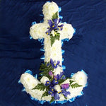 Blue & White Anchor