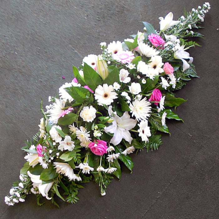 5ft (150cm) Stunning Pink & White Double Ended