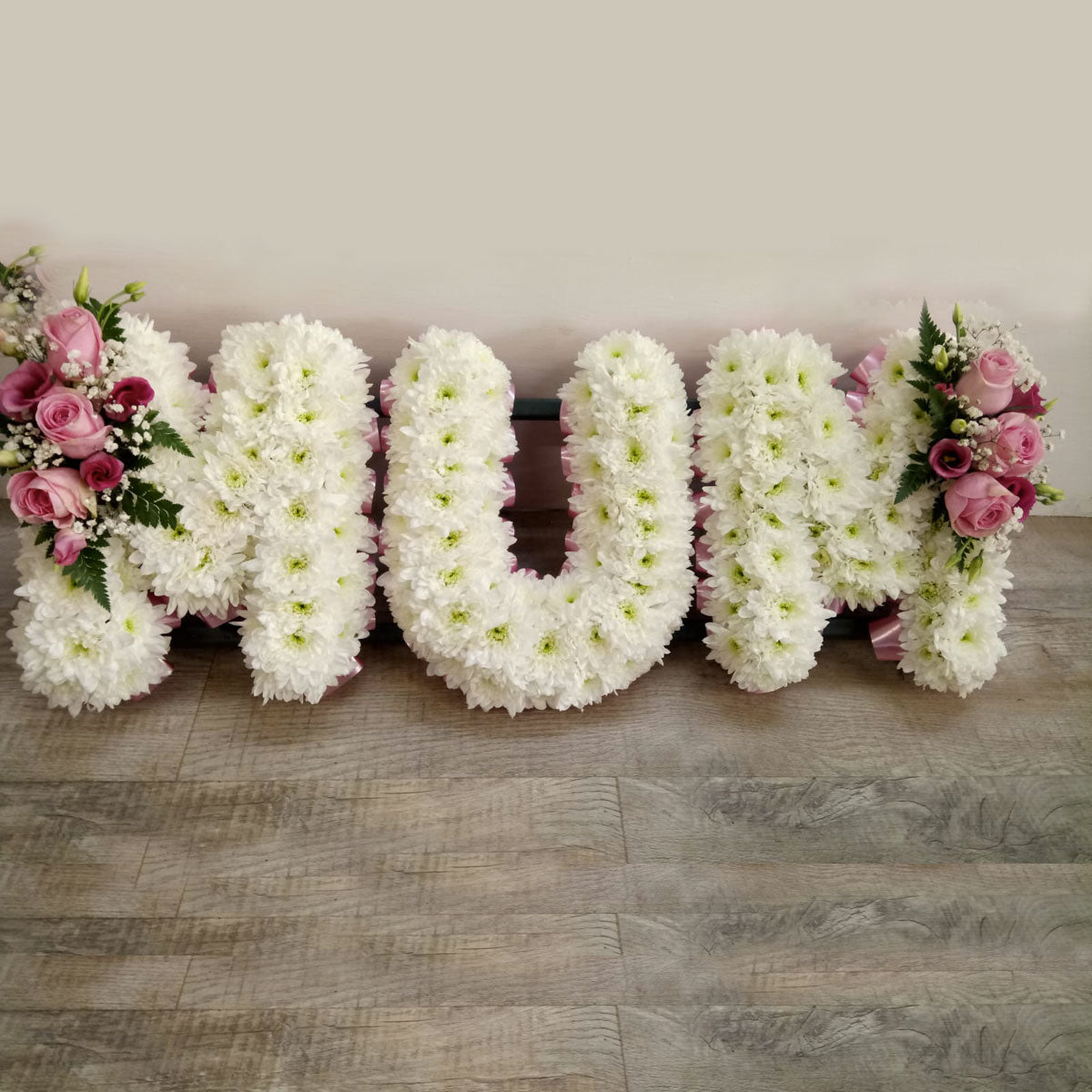 3 Letter ribbon edge relative tribute