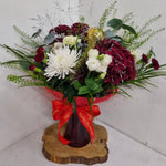 Large Hand tie Bouquet with vase