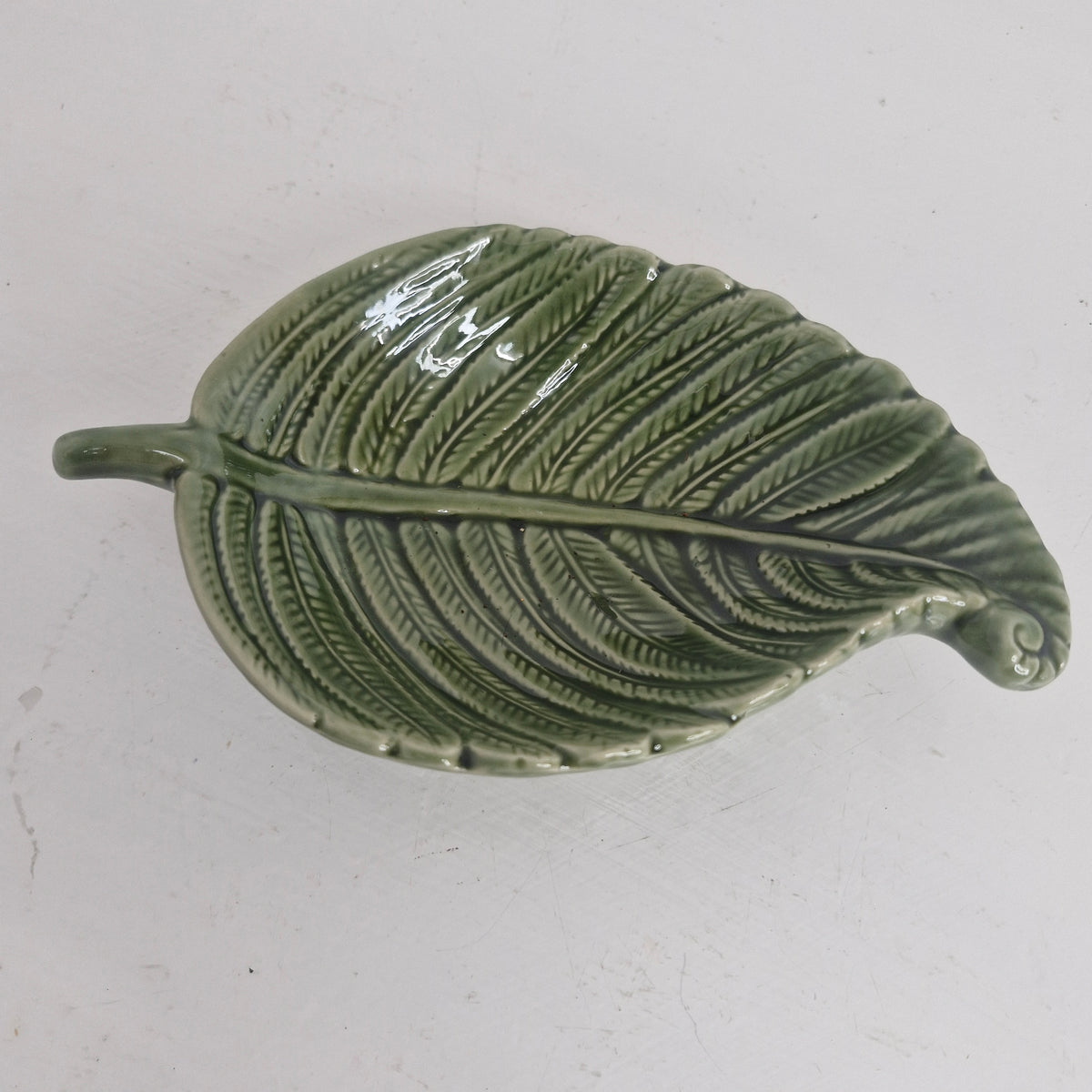 Leaf trinket dish