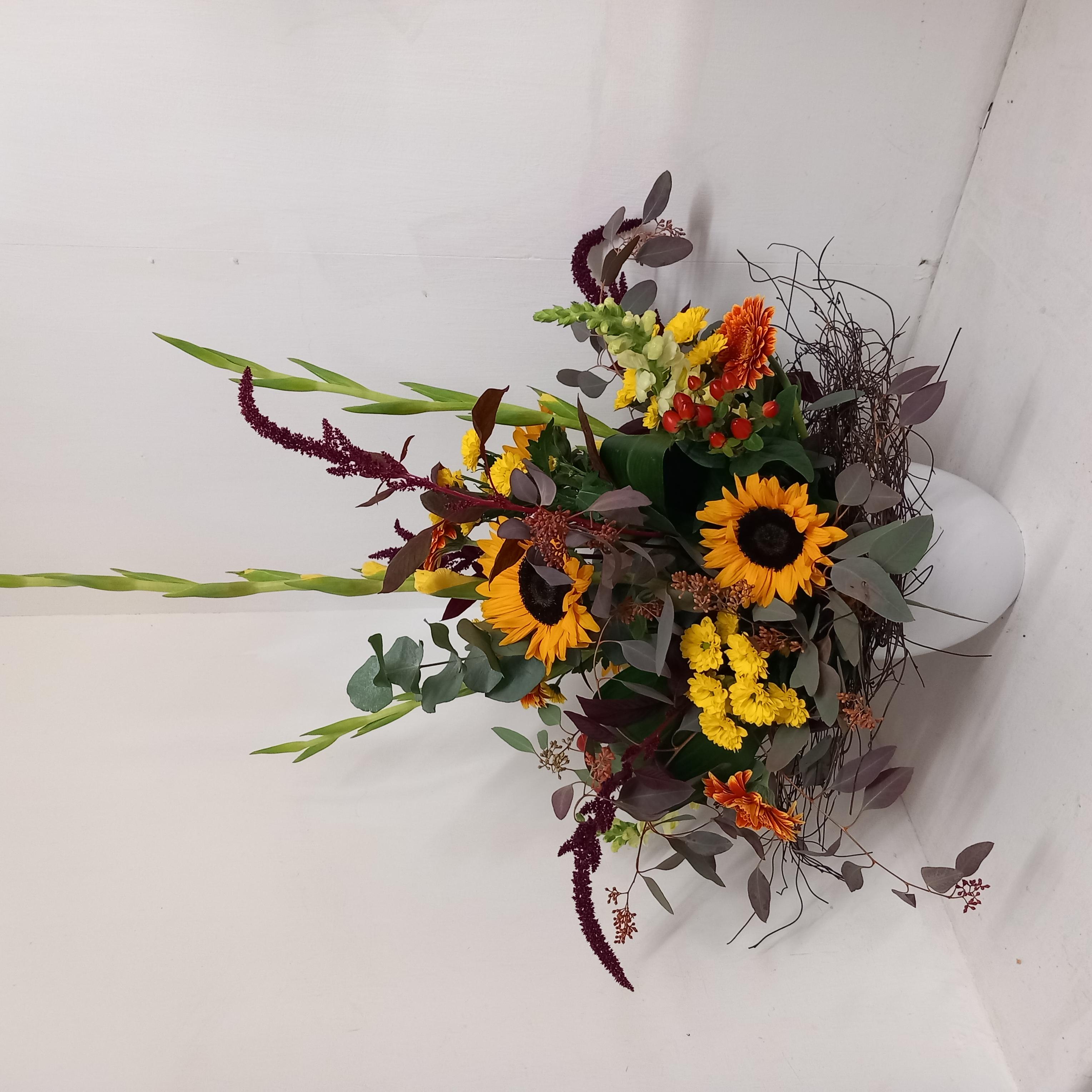 An autumn shade arrangement perfect for any corporate event