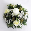 Contemporary White Candle Arrangement