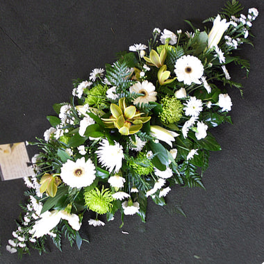 4ft (120cm) Classic Green & White Double Ended