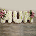 3 Letter ribbon edge relative tribute